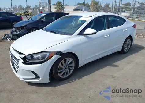 2018 Hyundai Elantra Se from USA, damaged, VIN 5NPD74LF9JH327280